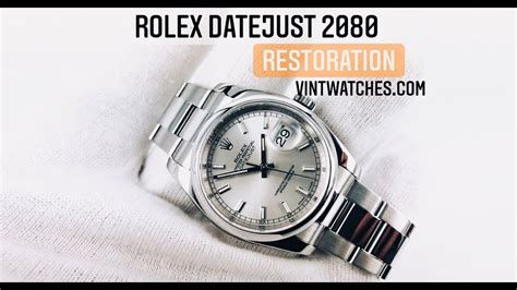 Rolex Datejust 2080 Restoration Refinish 